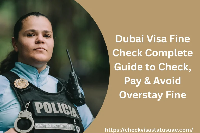 Dubai Visa Fine Check