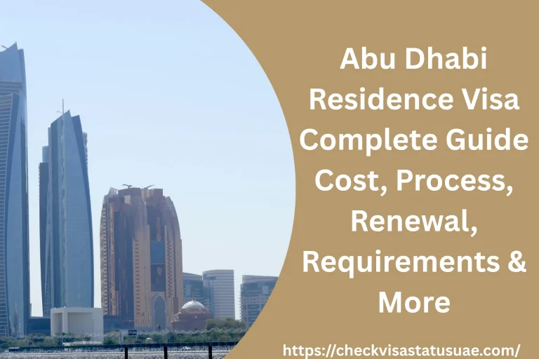 Abu Dhabi Residence Visa